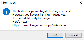 LaragonXdebug2